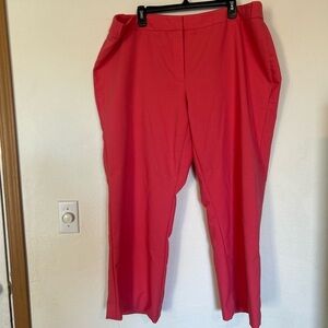 Calvin Klein highline Size 18W salmon colored trousers